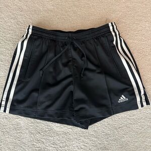 Adidas athletic shorts, unlined, with pockets!
